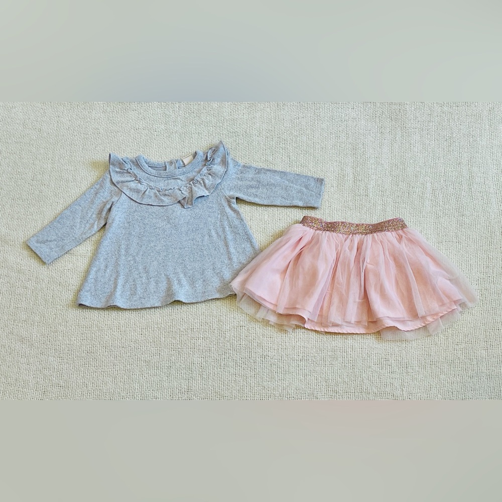 Baby girl clothes. 2 piece set. 6-9 months. Tucker Tate